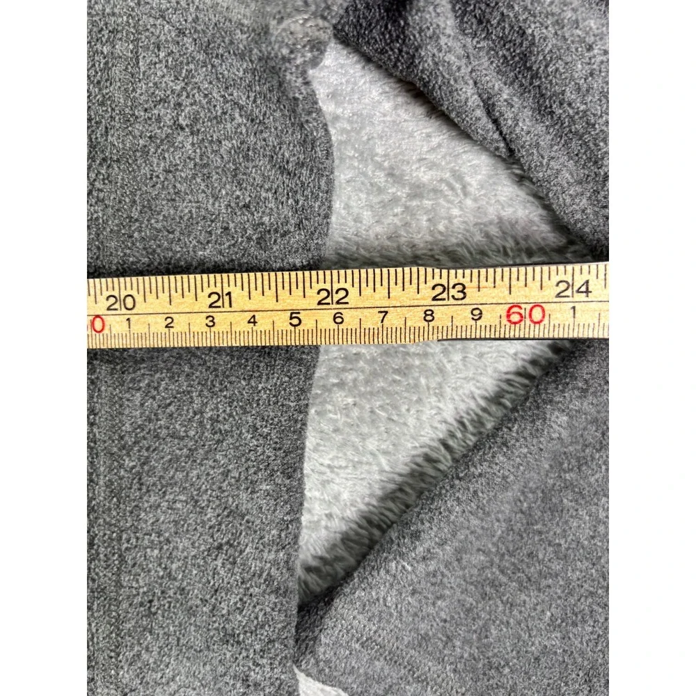 The North Face Mens Gray TKA 100 Fleece 1/4 Zip Pullover Jacket Size Medium